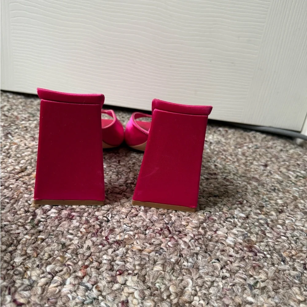 Funky Pink block Heeles - Picture 2 of 3